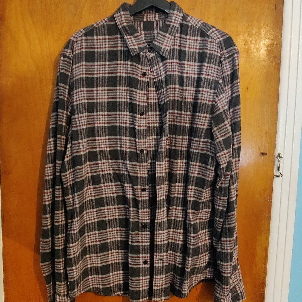 All Saints Gaines Shirt charcoal XL